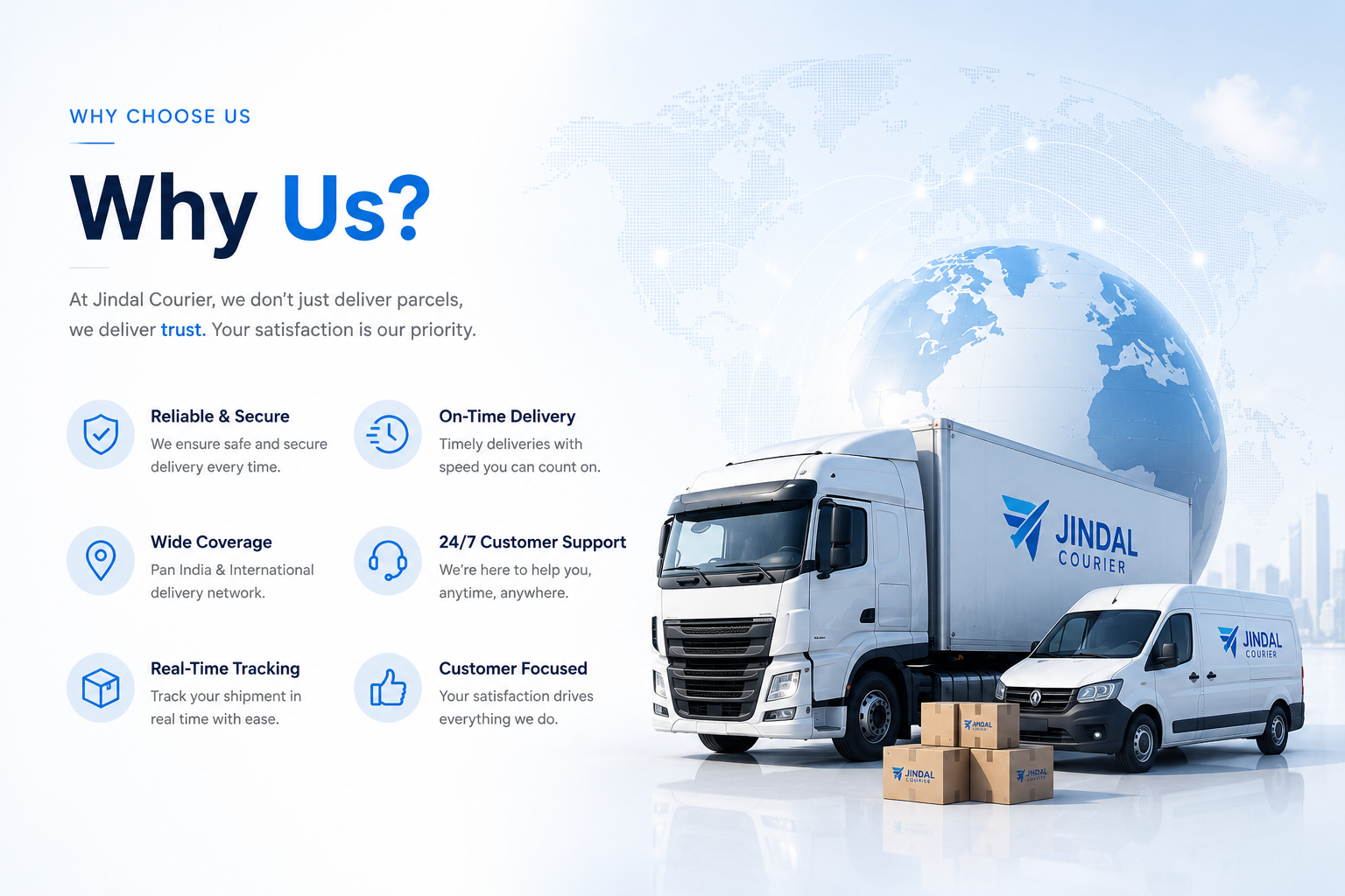 Why choose Jindal Courier